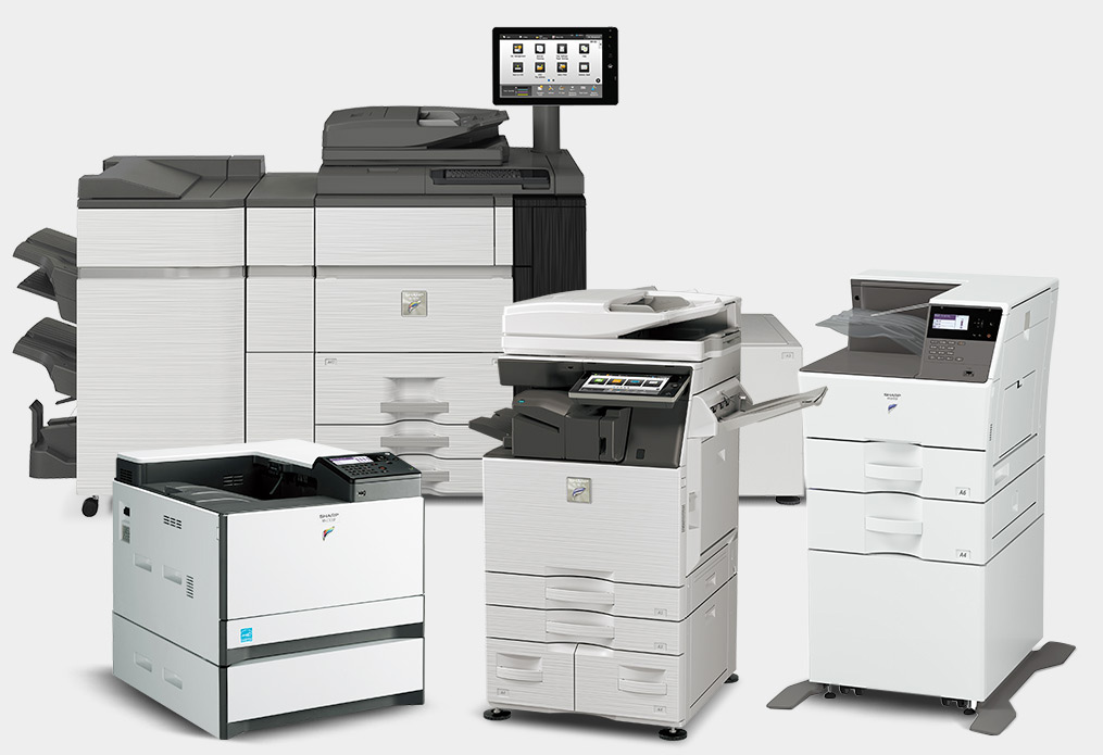 sharp range of copiers and print solutions